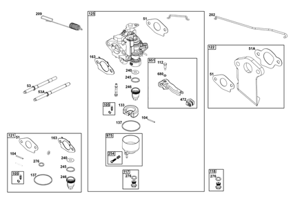 Part Location Diagram of 597049 Briggs and Stratton Bowl, Float